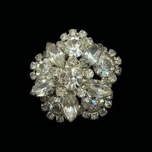 VINTAGE Crystal Brooch